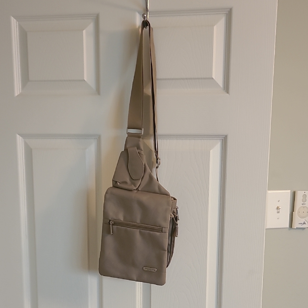 Travelon Taupe Crossbody Bag